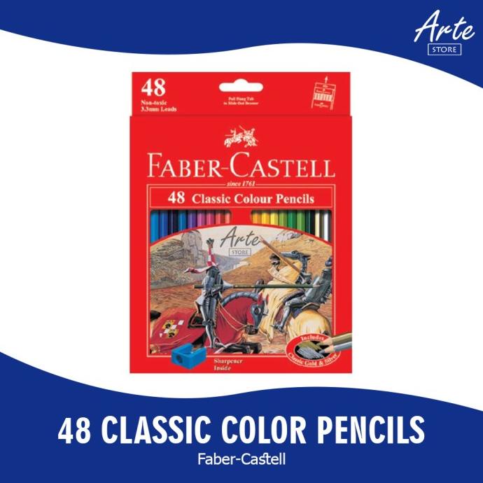 

gunturputra39 Pensil Warna - Faber Castell Classic Color Pencil 48 Warna TERLARIS TERPERCAYA ORIGINAL