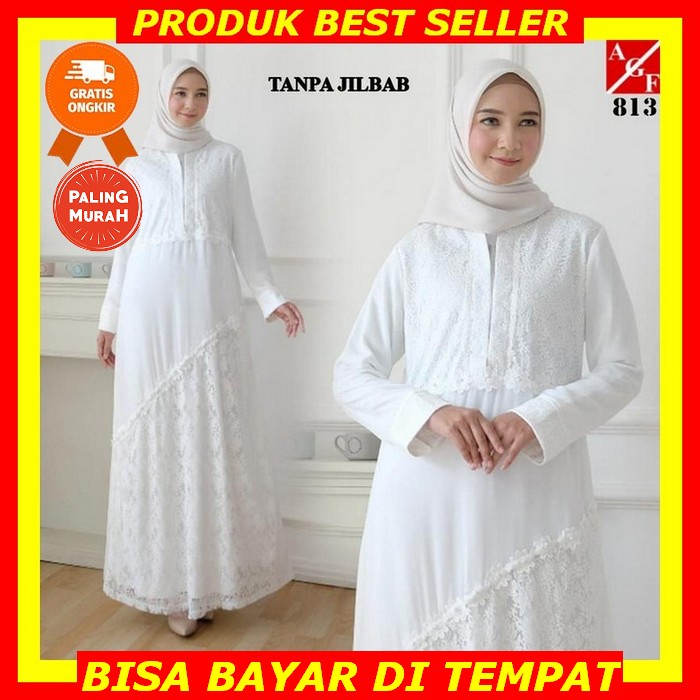 Baju Gamis Gaun Kondangan Pesta Muslim Wanita Kekinian Terbaru 2021 2022 Murah Dewasa Elegan Maxi Ma