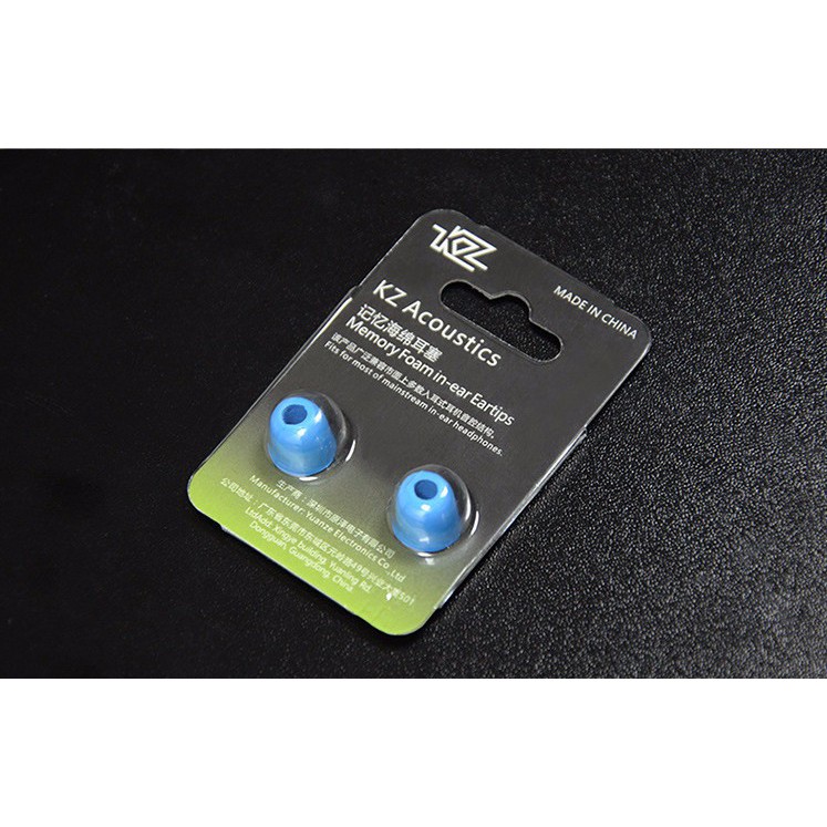 KZ Original Black Noise Isolating Foam Ear Tips Size M