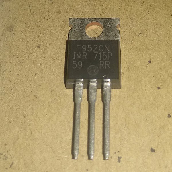 Jual TR IRF9520 IRF9520N IRF 9520 F9520N F 9520 N Transistor Mosfet Mos ...