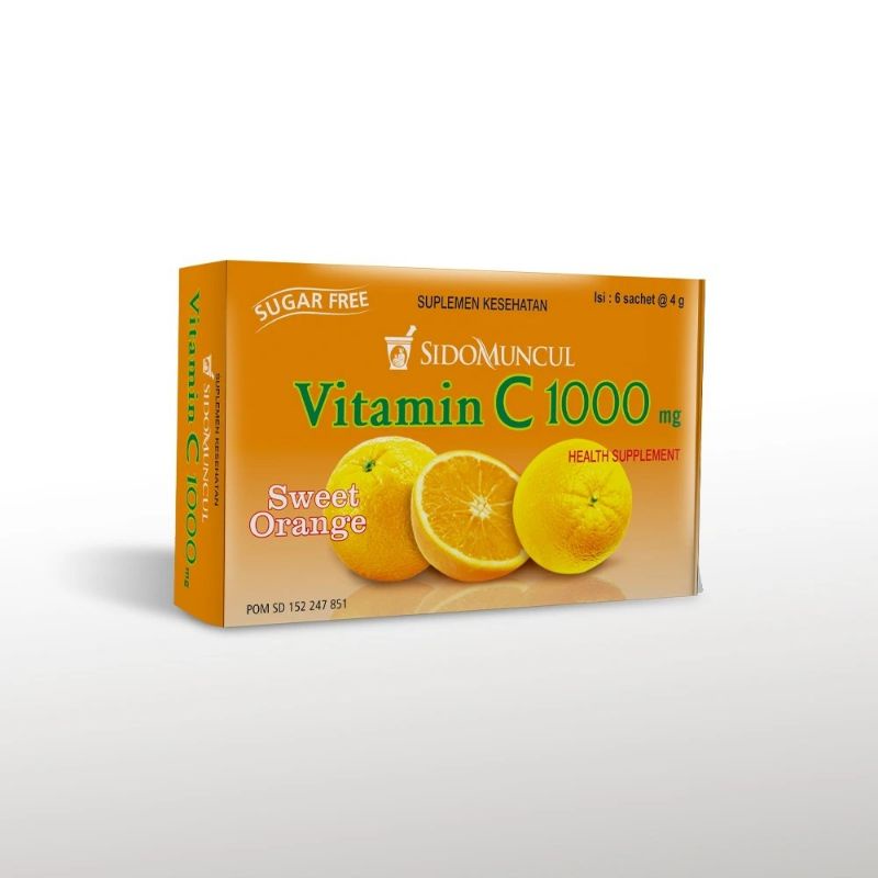 SIDOMUNCUL Vitamin C 1000 Mg rasa Jeruk