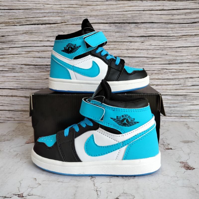 SEPATU JORDAN ANAK BLUE PREMIUM QUALITY NIKE JORDAN ANAK BIRU