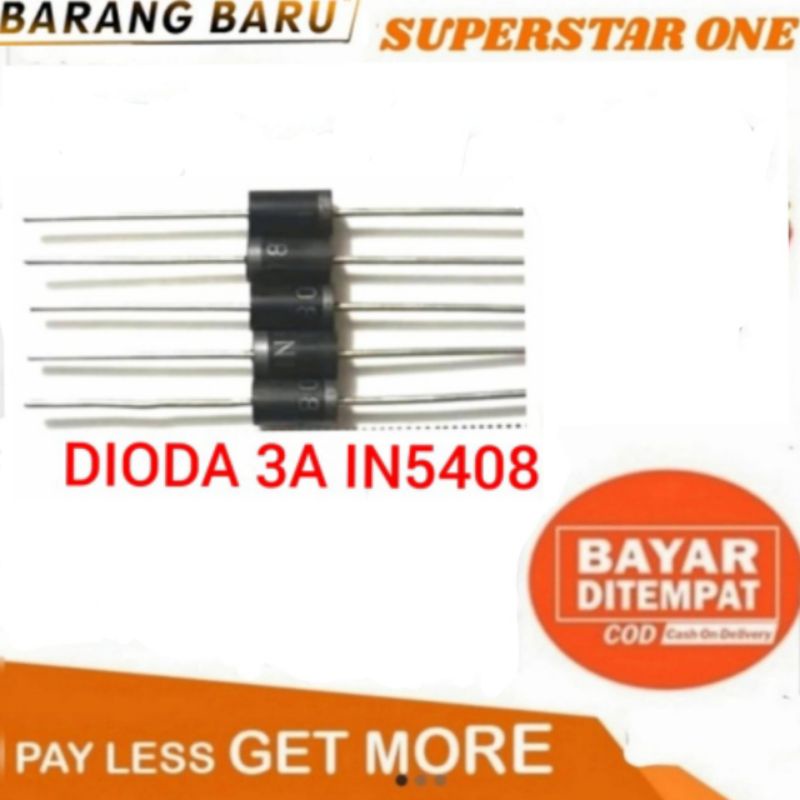 Dioda 3A IN5408 Dioda 1000v