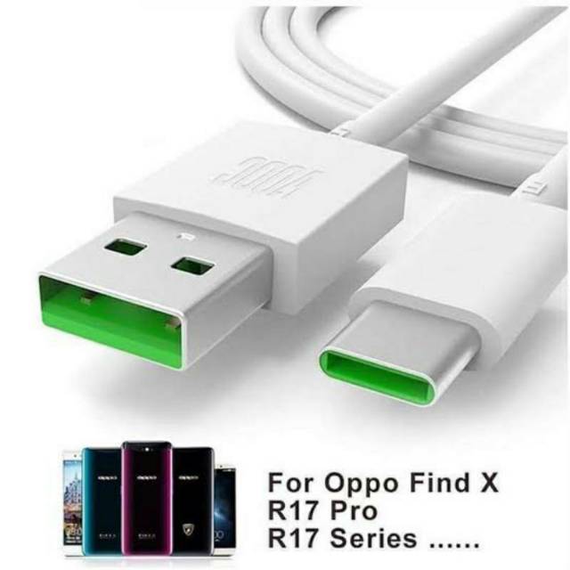 CABLE KABEL CHARGER OPPO TYPE C ORIGINAL SUPPORT VOOC DAN FAST CHARGING