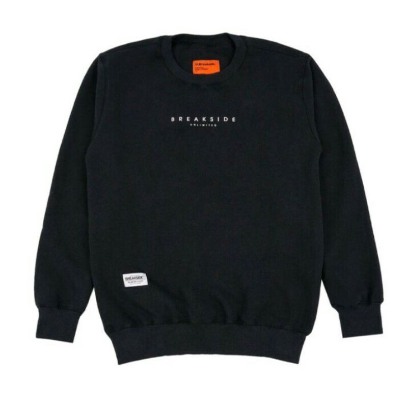 SWEATER CREWNECK BREAKSIDE UNLIMITED BLACK