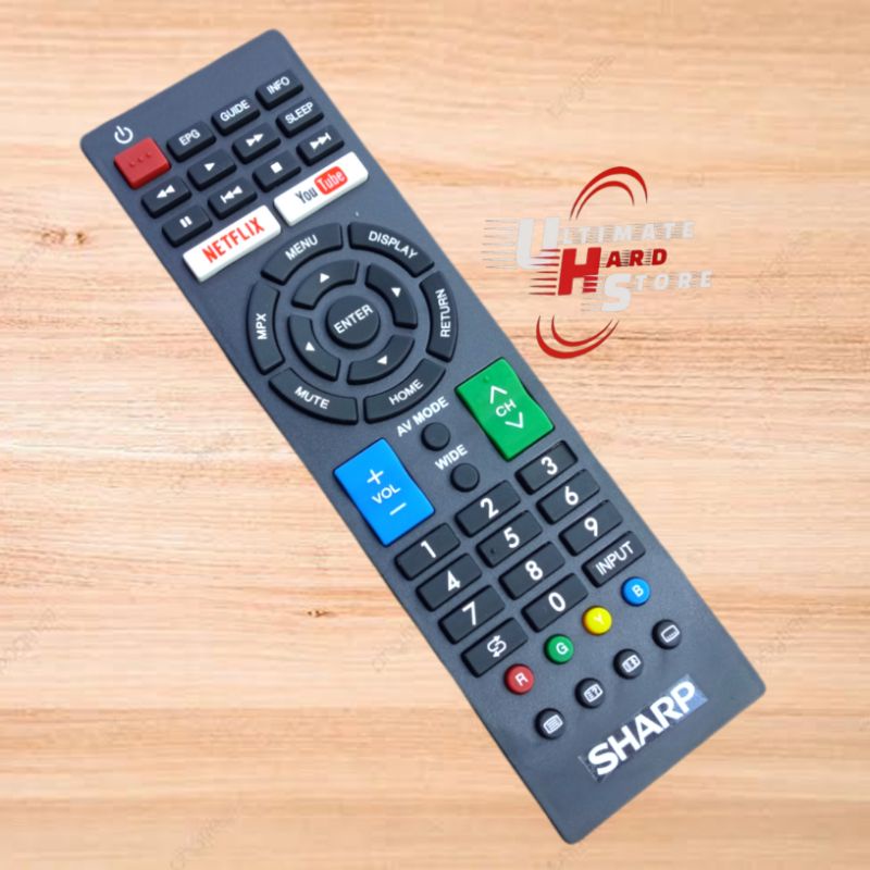 Remote Remot TV Sharp LCD LED Aquos/Smart TV Sharp