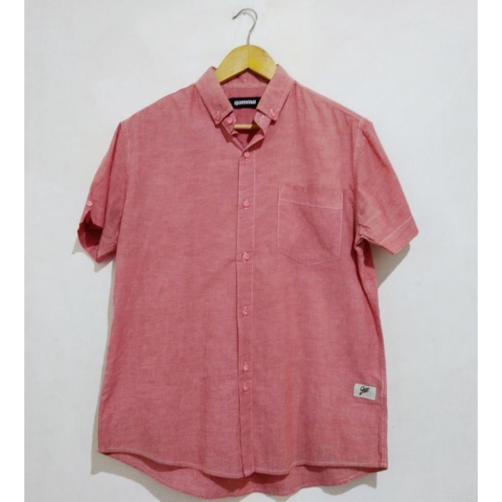 Kemeja Gummo Lengan Pendek Second