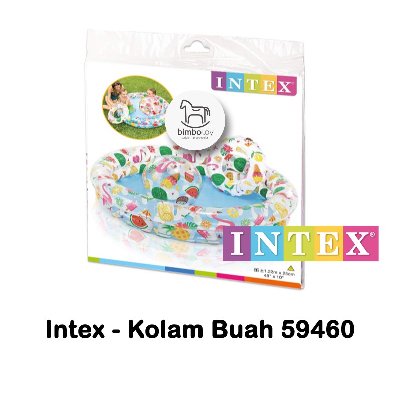 Bimbozone - Kolam Renang Baby bath tub Mandi Bola Anak - Intex - Kolam Buah 59460