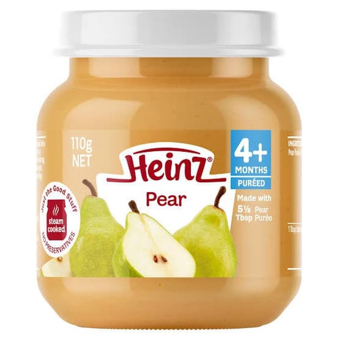 Heinz Fruity Pear 110g Makan Selingan Bayi