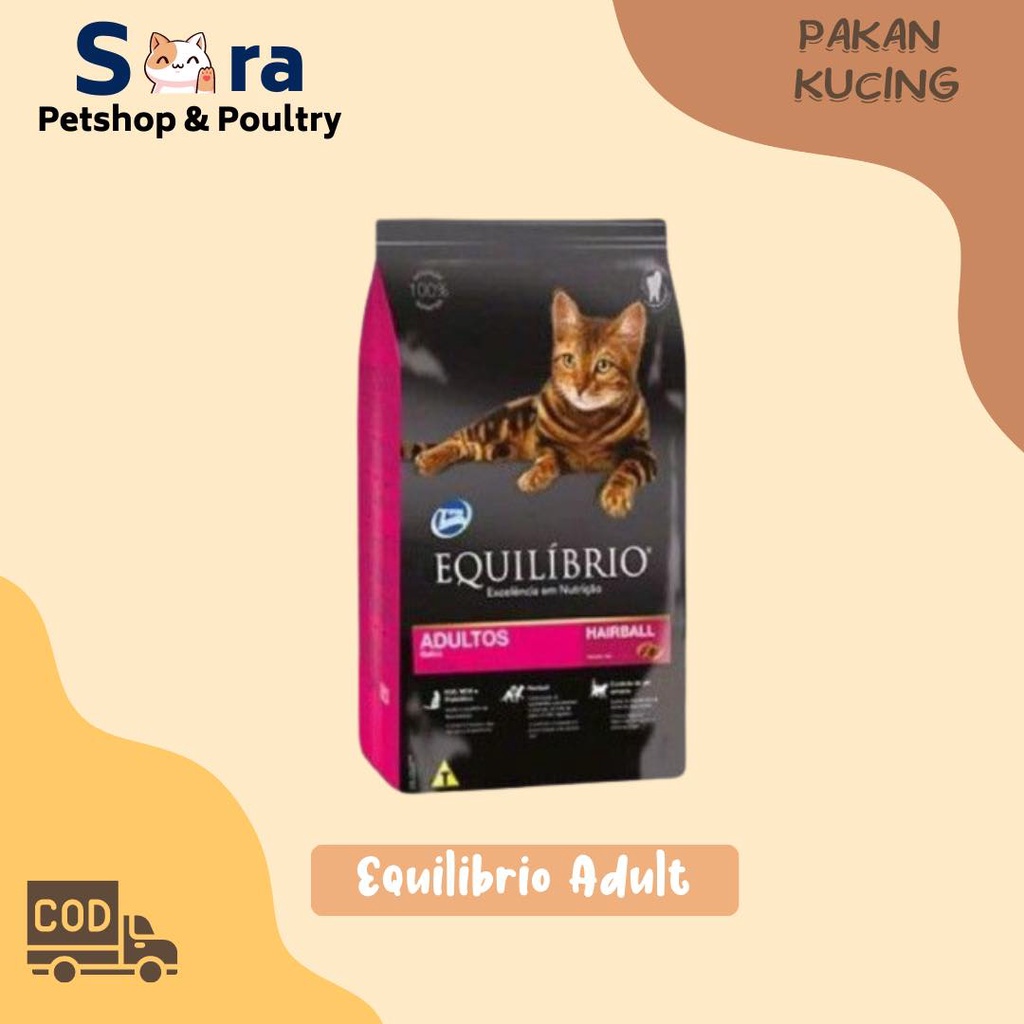 EQUILIBRIO ADULT REPACK 500 GRAM / EQUIL ADULT MURAH / EQUIL CATFOOD PREMIUM MURAH
