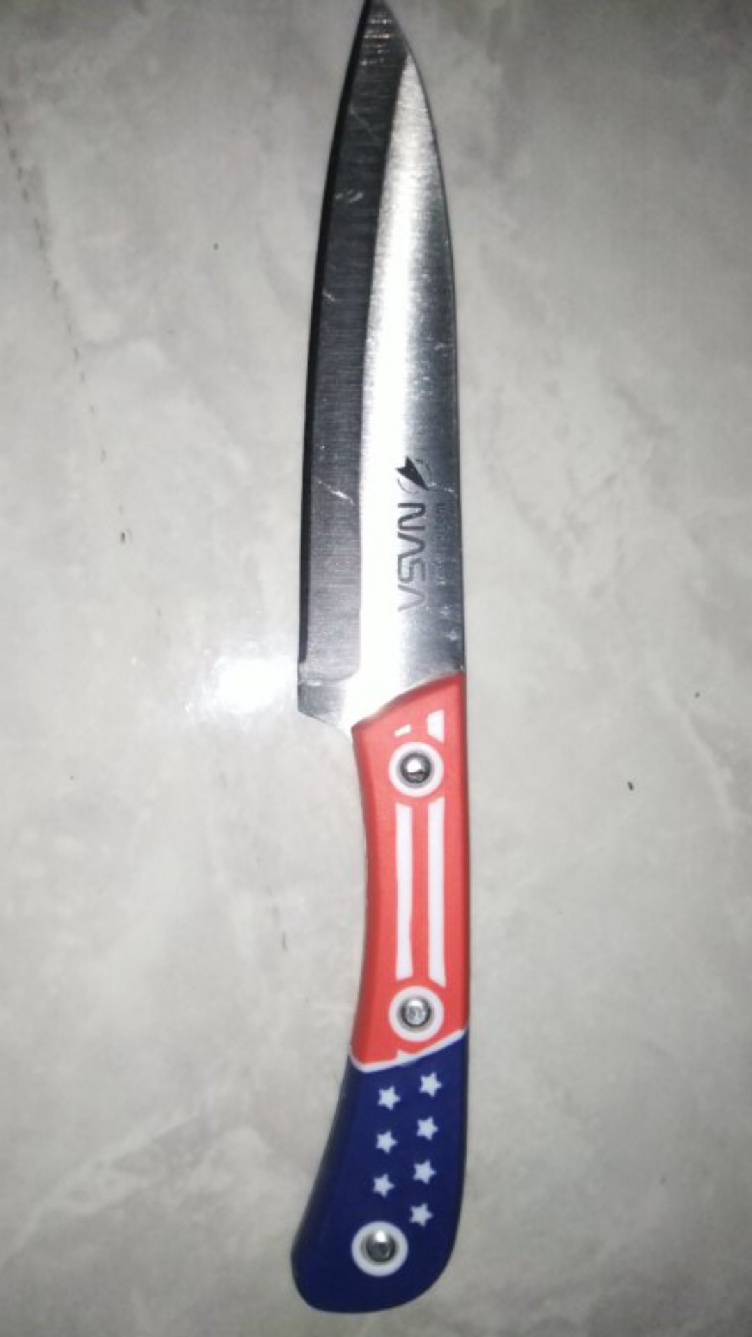 Pisau Dapur Kupas Buah Motif Usa Amrik - Fruit Knife