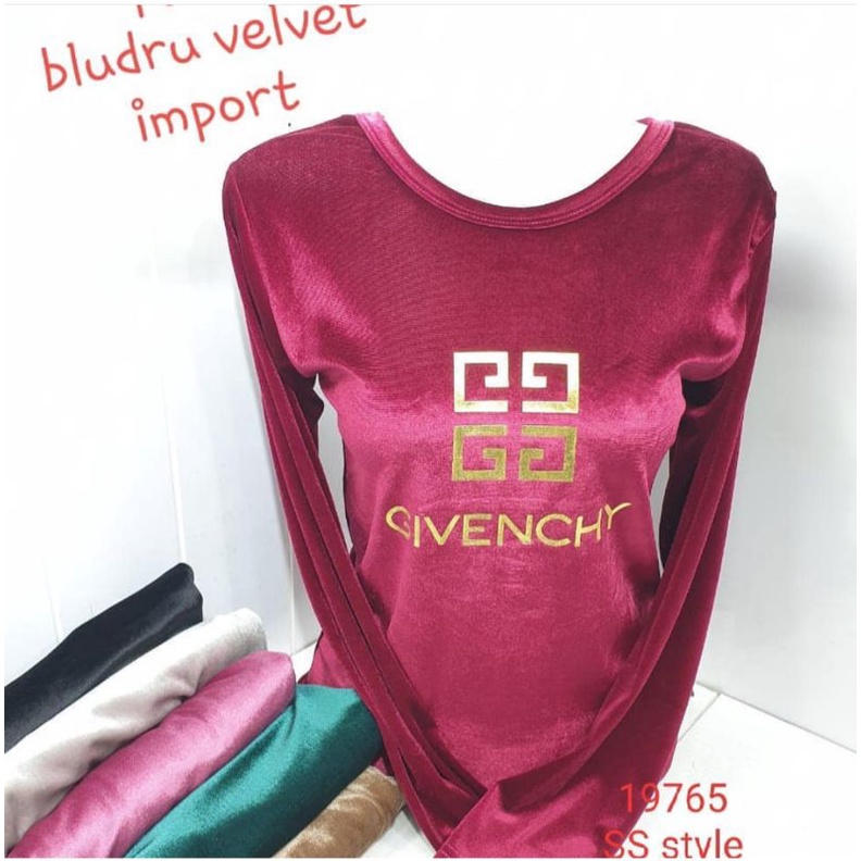 atasan bludru Velvet 197