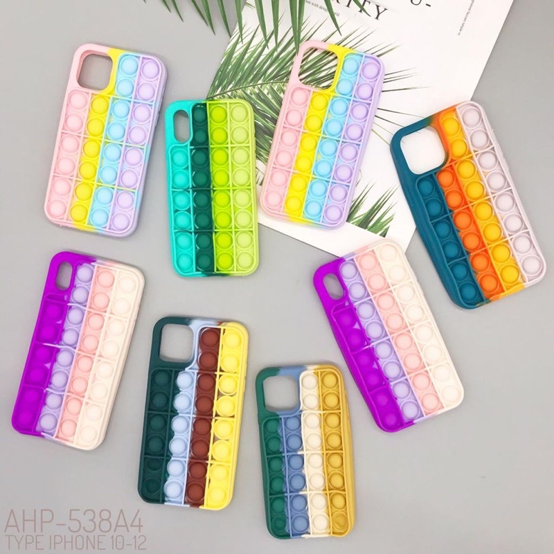 POP IT FIDGET TOYS RAINBOW (ADA YANG JUMBO)-Casing HP