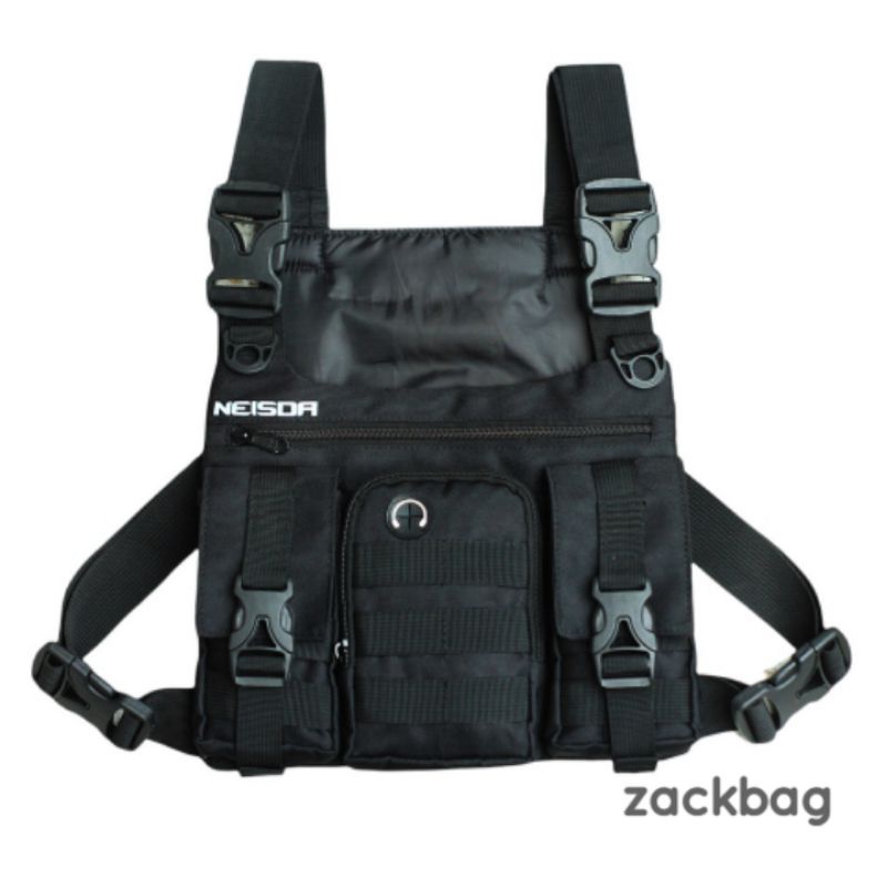 Tas dada pria Premium tactical Chest bag rig new Neisda