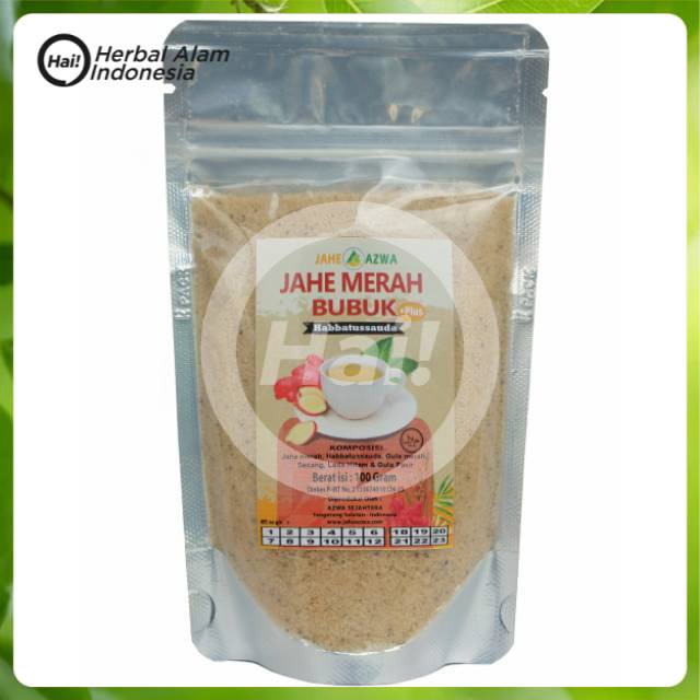 

Jahe Merah Azwa Kemasan 100 Gram