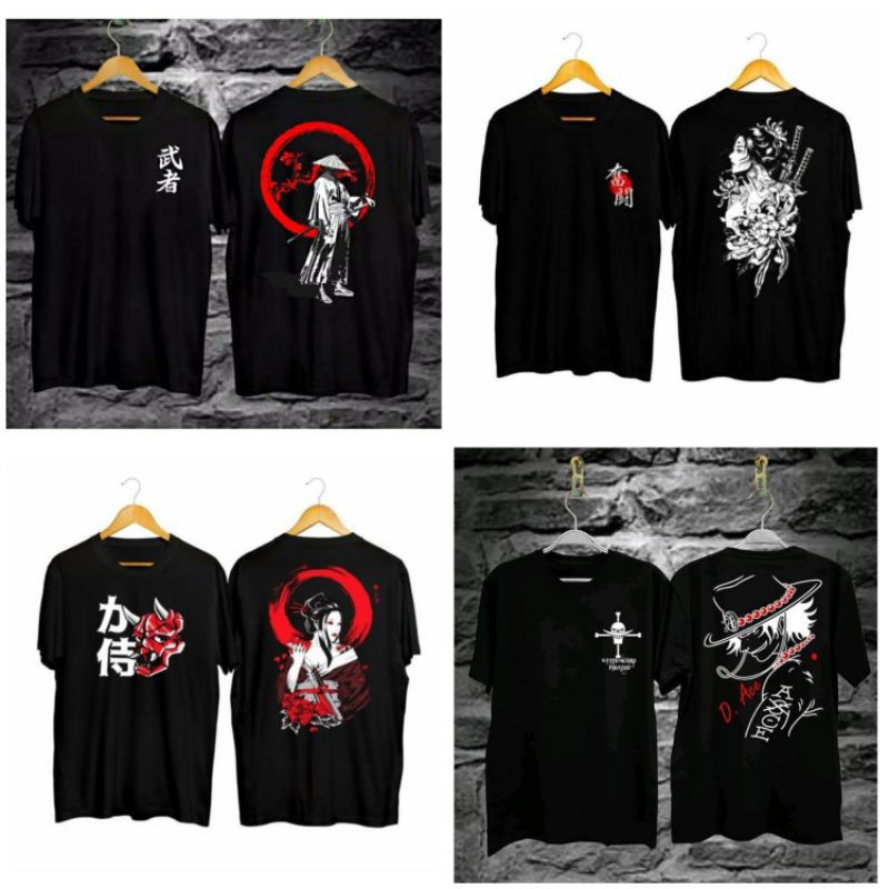 KAOS SAMURAI JEPANG/KAOS JEPANG/DISTRO KAOS SAMURAI
