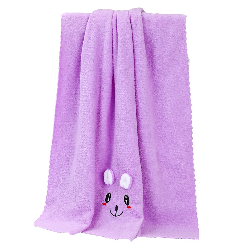 (COD) handuk lucu mandi &amp; Handuk wajah hadiah 1 set 2pcs handuk kelinci cotton towel import murah 2in1