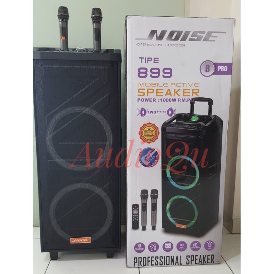 Speaker Portable Meeting Wireless Noise 899 B PRO/ 899 BPRO 12Inch