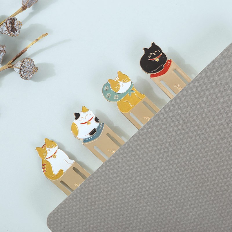 

Pembatas Buku / The Cat Life Metallic Bookmark / Bookmark