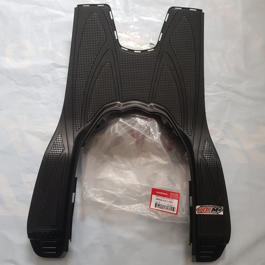 0643A-KVY-700 BORDES BOARD FOOTREST PIJAKAN KAKI BOARD REST DEK BAWAH KOLONG BEAT NEW KARBU ORI ORIGINAL HONDA AHM ASLI