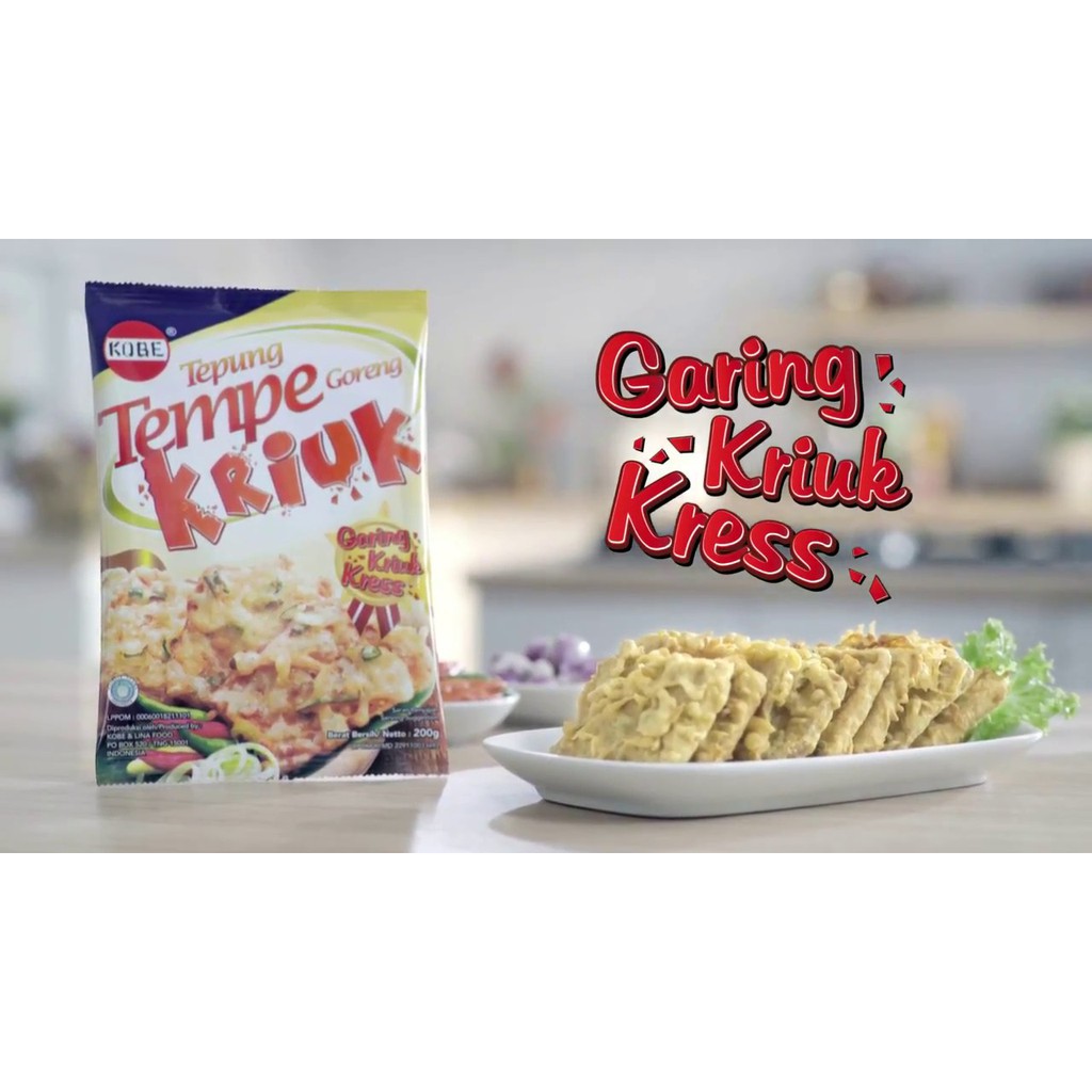 

Kobe Tepung Tempe Goreng Kriuk 200 gram
