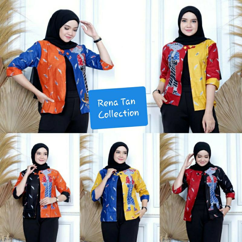 Bolero Adinda 2in1 Kardigan Atasan Batik Modern