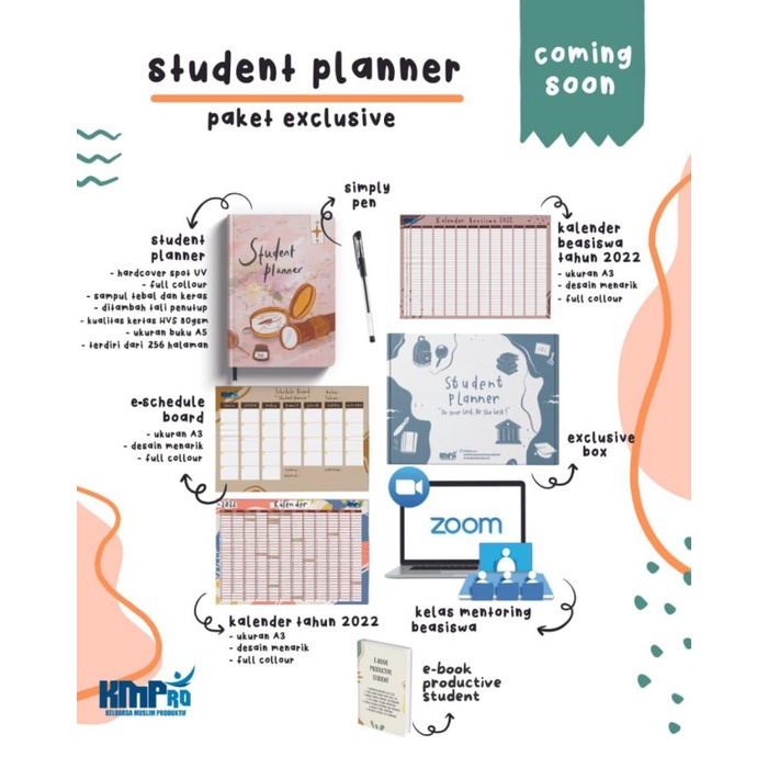 

Gaya Buku Agenda Planner Khusus Pelajar & Mahasiswa (Student Planner) 8In1 Murah