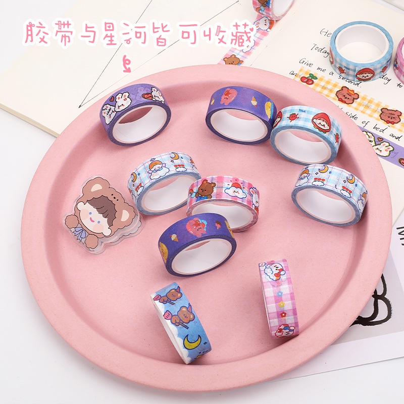 Washi Tape Aesthetic Washi Tape Cute Scrapbook Buku Diary Journal