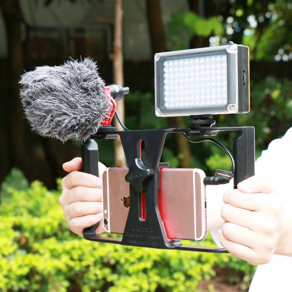 (BISA COD) FTIHSHPSTUDIO Smartphone Handheld U-Rig Stabilizer 4-7 Inch - BY-MM1