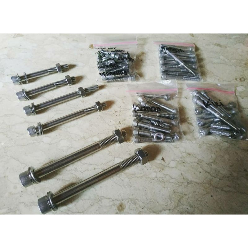 baut mesin L stenlis full mesin tiger