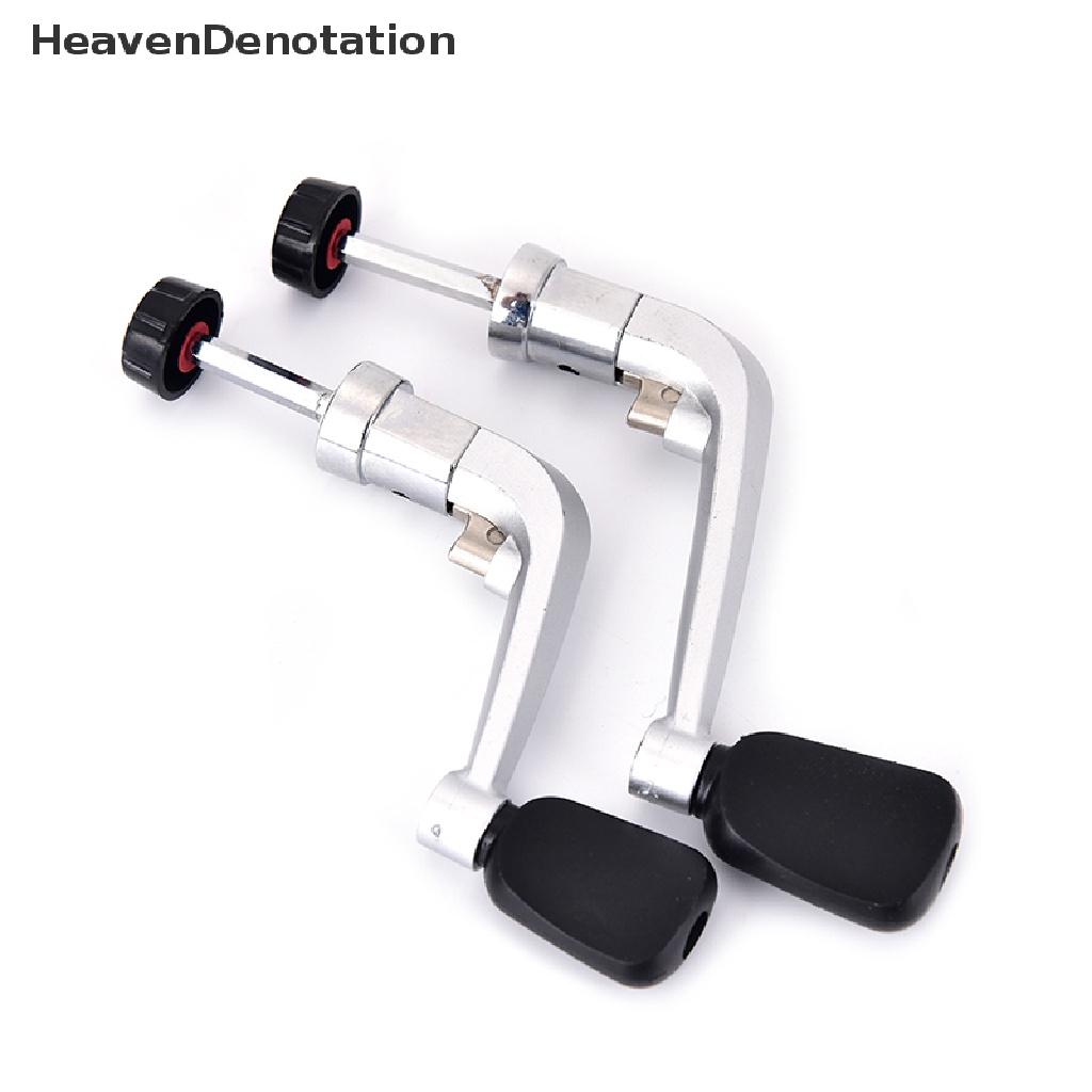 (Heavendenotation) Handle Crank Arm Reel Pancing Bahan Plastik Warna Hitam Power Lem Keras