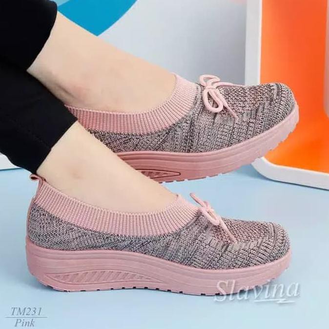 ~ TERHEMAT WEDGES WANITA KOREA~ SEPATU WEDGES SLAVINA LOVIA TM231 SALE