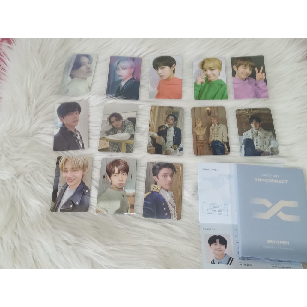 Photocard all about enhypen sunoo ni-ki heeseung jake sunghoon dawn dusk up hype down rpc dvd gguggu