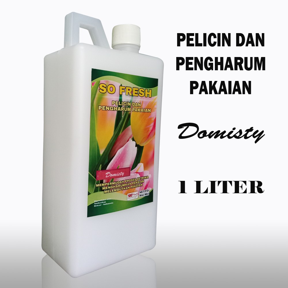 SO FRESH PELICIN SETRIKA DAN PEWANGI PAKAIAN AROMA DOMISTY1 LITER