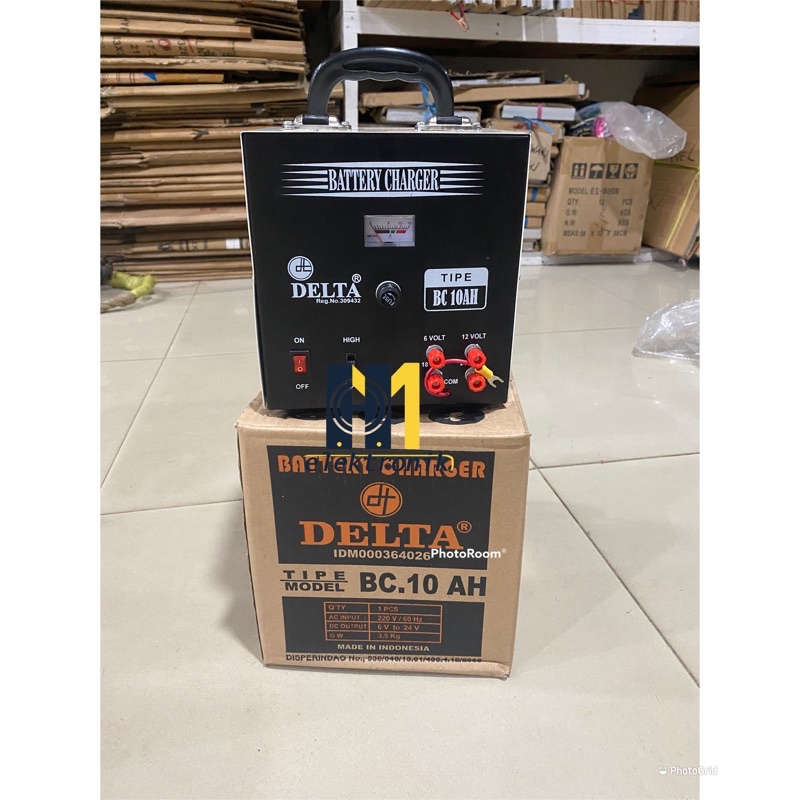 Battery Charge (Cas Aki) Delta 10ah ces aki