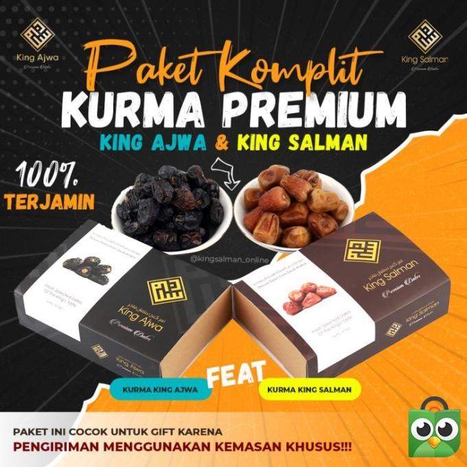 

COD [Paket Komplit] Kurma Premium King Ajwa & King Salman ORI