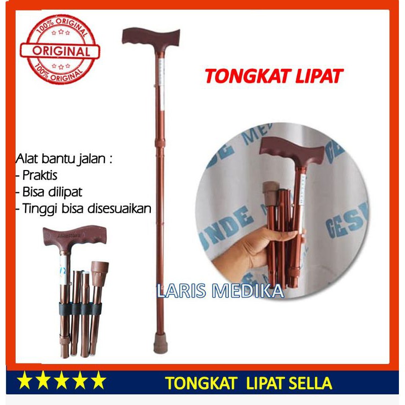 Tongkat Lipat Sella / Tongkat Jalan / Tongkat Lipat Kaki 1 Sella / Tongkat Lipat