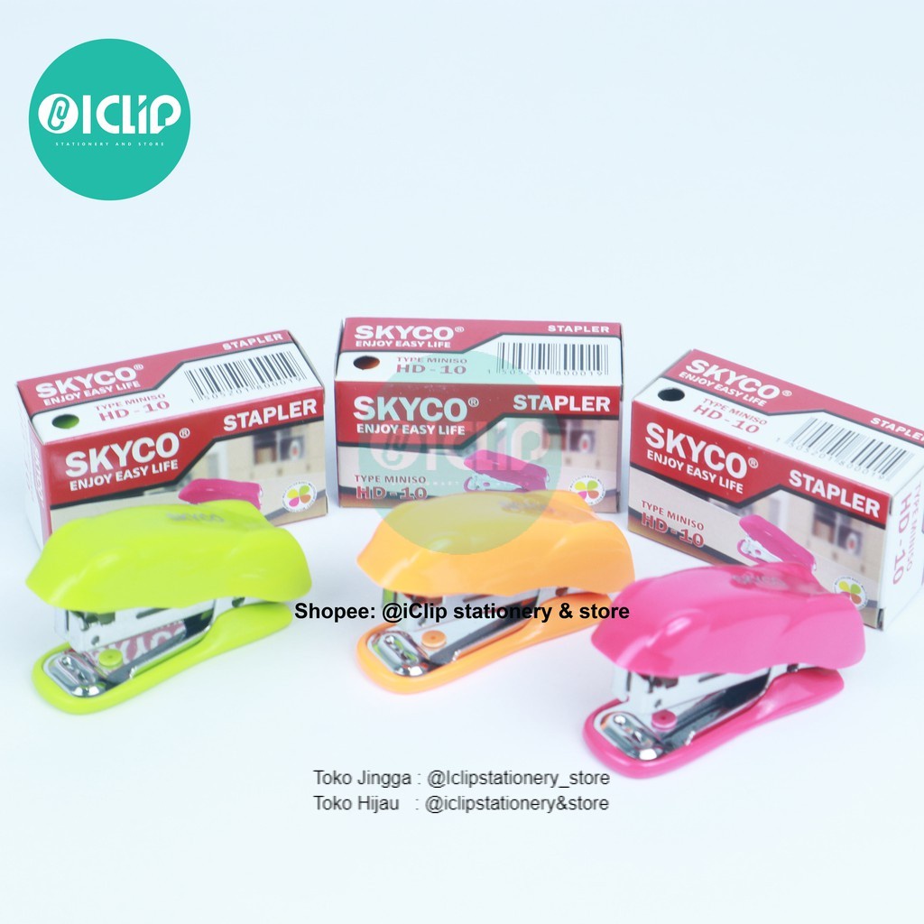 

HEKTER KERTAS STAPLER SKYCO MINISO HD-10.ICLIPSTATIONERY.