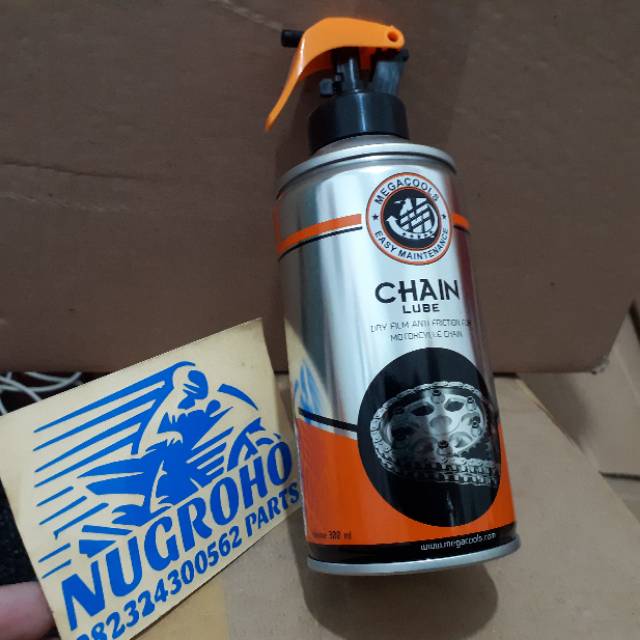 Chainlube Chain Lube Megacool 300 ML Minyak Pelumas Rantai Original