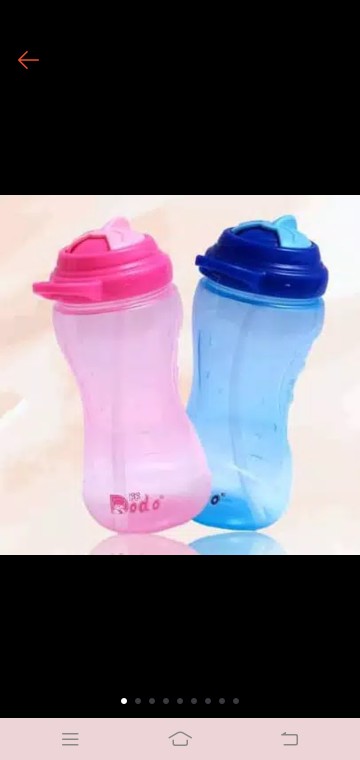Botol Minum Anak Sedotan Silikon Cup Anti Tumpah Bpa Free / Dodo Hook Sipper Cup 300ml Terlaris