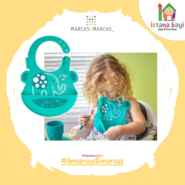 MARCUS&amp;MARCUS Baby Bib - Slabber Makan bayi