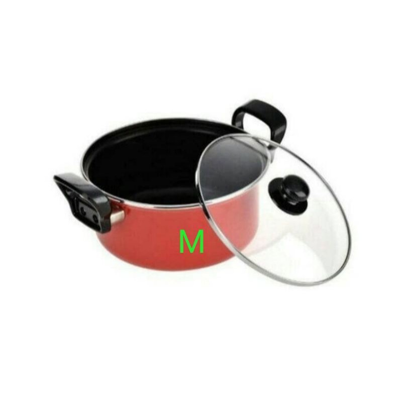panci dutch oven maspion 26cm tutup kaca