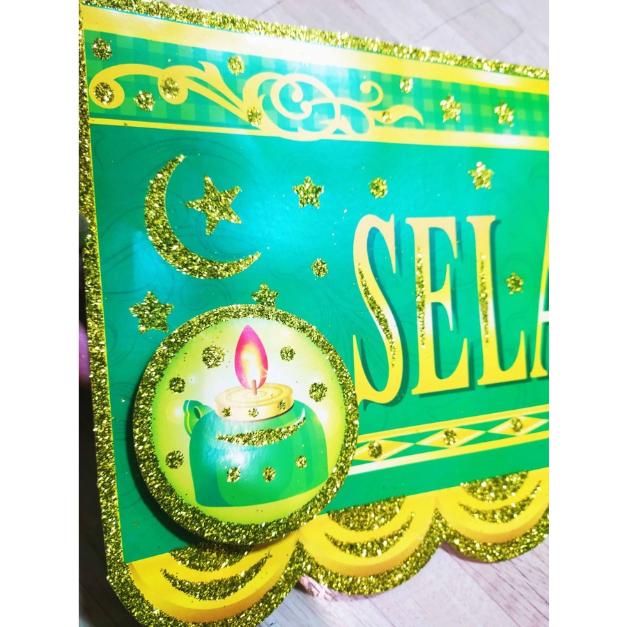 Banner Idul Fitri BESAR - Dekorasi Hiasan Lebaran, code 282.