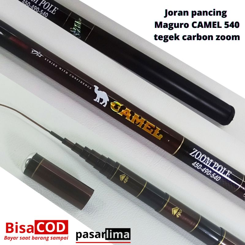 Maguro CAMEL Joran pancing tegek carbon zoom series