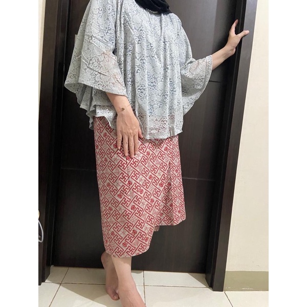 atasan blus kalong burkat murah berkualitas baju kondangan wanita