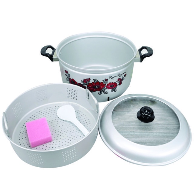 Panci Serbaguna (Panca Guna 22 Cm + Tutup Kaca) Maspion