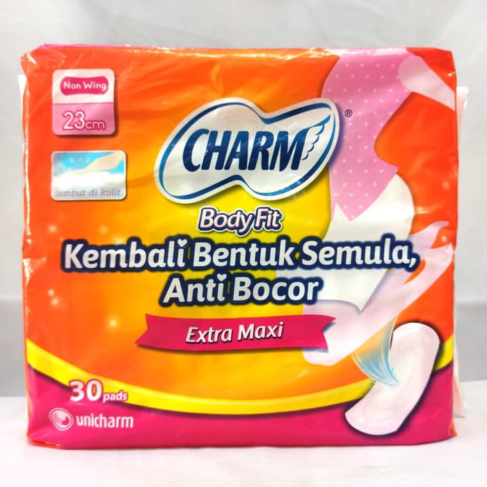 Pembalut Wanita Charm Extra Maxi isi 30 pads