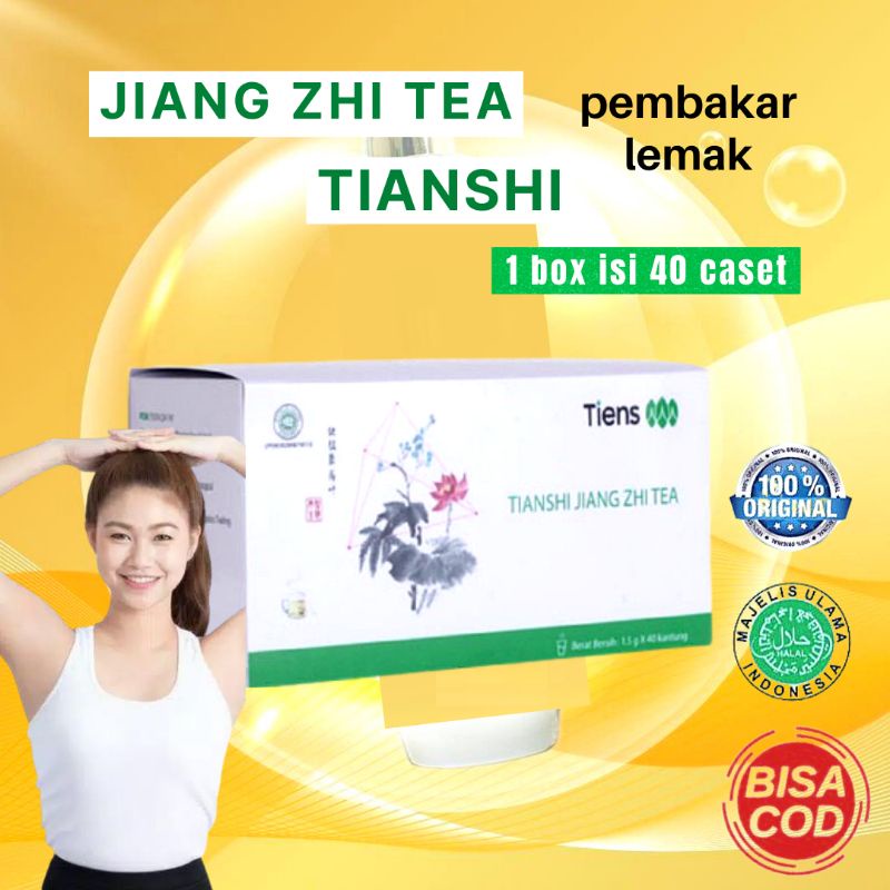 

[COD] PELANGSING AMPUH JIANG ZHI TEA TIENS| ISI 40 SACHET | ALAMI ORIGINAL 100%