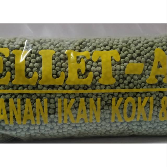 pelet ikan koi koki Hijau Pellet-Ab 2/5mm