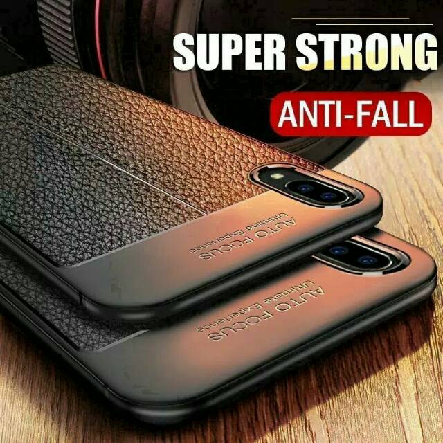 Softcase AUTOFOCUS LEATHER AUTOFOKUS KULIT JERUK XIAOMI REDMI GO 3S/3 PRO 4A 4X 5 5A 5+ 6A 6 PRO 7A 8A 8A PRO 9 9C